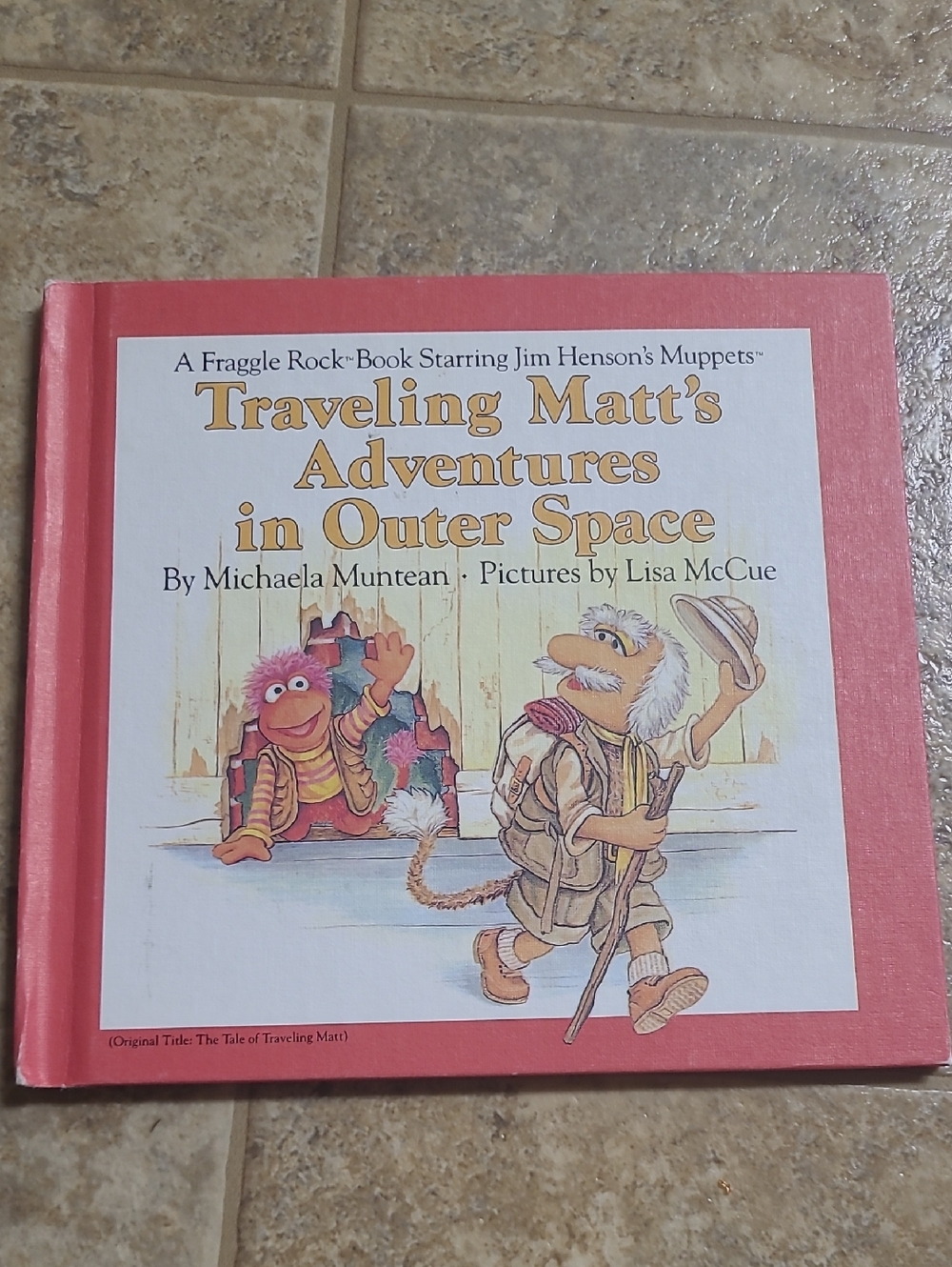 Vintage 80s Fraggle Rock Travelinf Matts Adventurrs In Outter Space